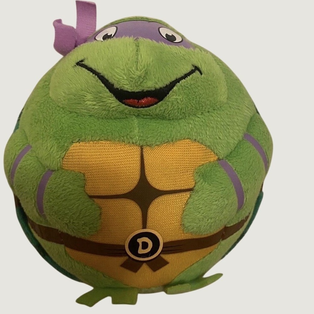 Purple Ninja Turtle TY Beanie Baby Plushie‎ Green